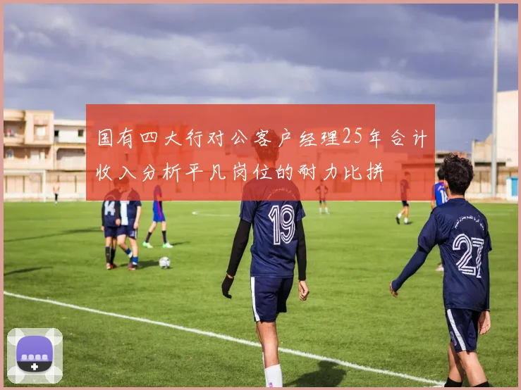 国有四大行对公客户经理25年合计收入分析平凡岗位的耐力比拼