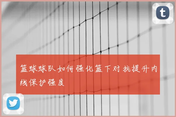篮球球队如何强化篮下对抗提升内线保护强度